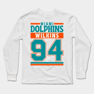 Miami Dolphins Wilkins 94 Edition 3 Long Sleeve T-Shirt